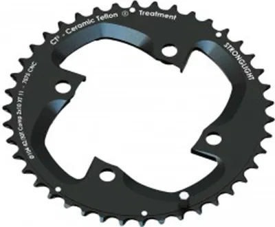Produktbild von STRONGLIGHT 272700 Kettenblatt MTB Shimano 2x10 für XT FC M785 4-Arm außen 36(22) Zähne, schwarz (1 Stück)