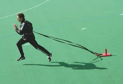 Obrázek produktu pro Přesné rychlostní sáně sportovní trénink černé - Příslušenství pro sílu a sprint