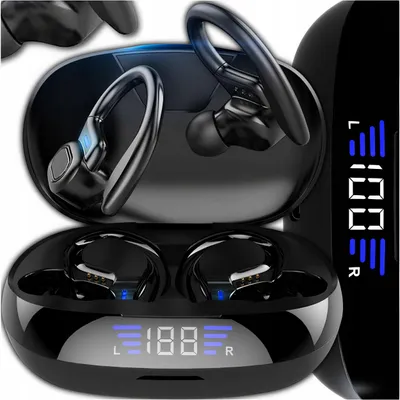 Obrázok produktu pre Ipx7 Športové Bluetooth Slúchadlá S Powerbankou A Lcd Displejom 75