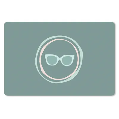 Produktbild von MuchoWow® Mauspad Mousepad Sommer - Sonnenbrille - Pastell 27x18 cm - Mousepads - Maus Mat - Pad - Mausunterlage - Büroartikel - Desk Matten