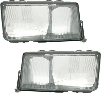 Produktbild von TYC Streuscheiben Set für Mercedes W201 190 Scheinwerfer Scheibe Halogen Glas