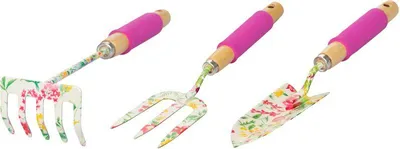 Productafbeelding van Sada gereedschap Strend Pro, tuinieren, 3-delig, bloemenprint, Ladies line