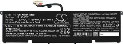 Immagine prodotto di TECHTEK Batteria notebook compatibile con [Xiaomi] Pro X 14 sostituisce R14B05W