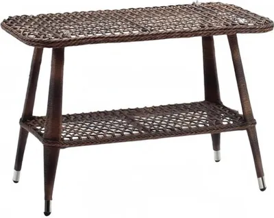 Image de Table basse Marron Moderne Meubles de terrasse Rotin Meubles de luxe Design Aménagement