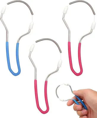 Produktbild von 3 Stück tragbarer Metall-Visaggepilator für effektive und bequeme Haarentfernung