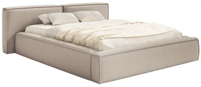 Produktbild von Selsey Tilves Low – Polsterbett 180x200 mit Bettkasten und Lattenrost, Chenille, beige
