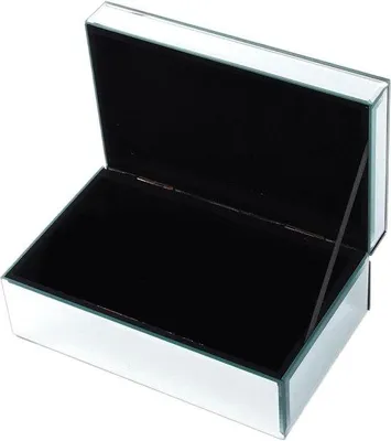 Produktbild von Schmuck Box Display - Schmuck Store - Schmuck Klar - Transparent Glas Design - 21 x 13 x 8 cm - Transparent