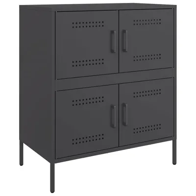 Zdjęcie produktu dla Szafka, czarna, 68x39x79 cm, stal
