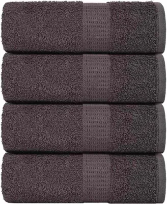Produktbild von Gästetücher FROGN 4 Stk. Anthrazit 30x50 cm 360 g/m²