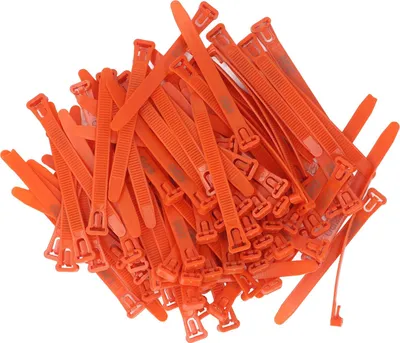 Produktbild von Hühnerbeinringe 1-100, nummerierte Hühner-Identifikationsringe, wiederverwendbar für Enten, Küken, Hühner, Tauben, Gänse, orange