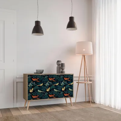 Immagine prodotto di Cassettiera Spacerebels a 2 ante - credenza cassettiera - credenza alta - mobile guardaroba - soggiorno camera da letto - 57,5×111×42 (HxLxP)