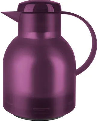 Produktbild von emsa Isolierkanne SAMBA 1 Liter Quick Press, Farbe transluzentes Aubergine
