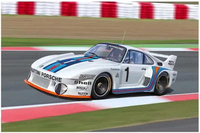 Porsche 935 Baby Plastikbausatz 1:24, 19,6 cm, Klebemodell