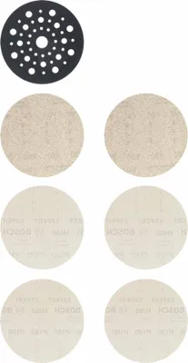 Immagine prodotto di Bosch 2608901202 Bosch Netzschleifscheiben M480 125mm StarterKit EXP