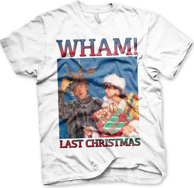 Produktbild von WHAM - Last Christmas T-Shirt - Medium - White