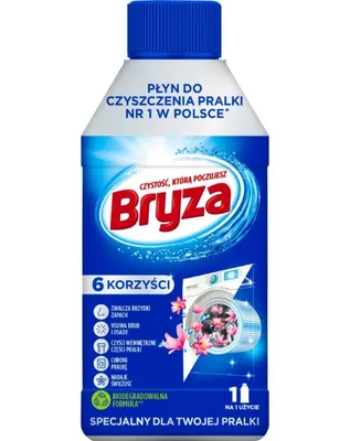 Obrázek produktu pro Bryza Płyn do czyszczenia pralki Original, 250 ml
