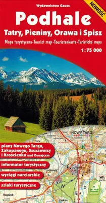 Obrázek produktu pro Podhale. Tatry, Pieniny, Orawa a Spisz. Turistická mapa 1:75 000 vydání 3