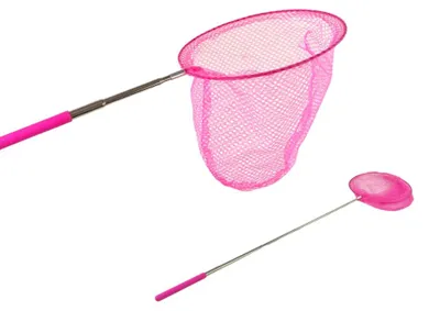 Image de Filet à papillons télescopique rose 85cm (Jouets, Sport et loisirs)