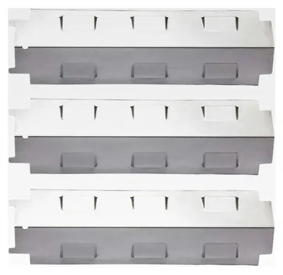 Produktbild von Ersatz Edelstahl Grill Heizplatte (3 Stück) für verschiedene Gasgrill Modelle