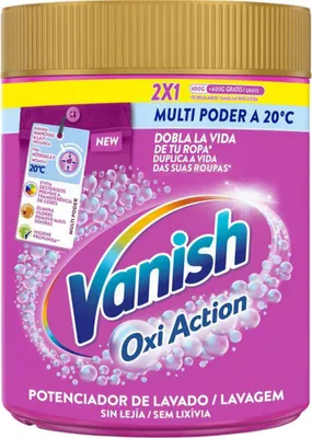 Zdjęcie produktu dla Odplamiacz Oxi Action w proszku do kolorowych ubrań