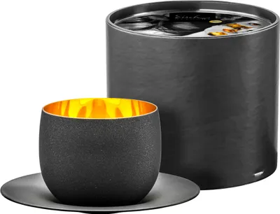 Image de Eisch Vorteilset 12 Stück Cappuccinoglas 109/3 mit Untersetzer in Geschenkr. COSMO GOLD 70510903 und Geschenk + Spende