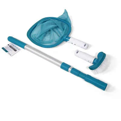 Produktbild von Set> BAYROL Easy Pool & Spa Bürste, Kescher + Teleskopstange