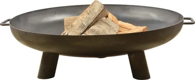 Image de Brasero rond - L 80 x l 89,7 x H 25,3 cm - Acier