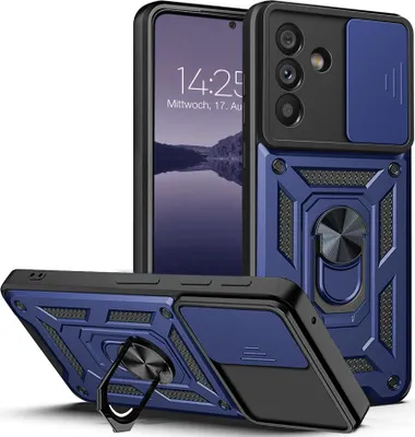 Produktbild von Armor Handyhülle für Samsung Galaxy A57 5G Kameraschutz Handy Panzer Case Cover Schutzhülle Outdoor Farbe: Blau