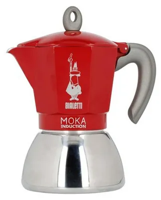 Immagine prodotto di BIALETTI Caffettiera Moka Induction Rossa Capacità  6 Tazze