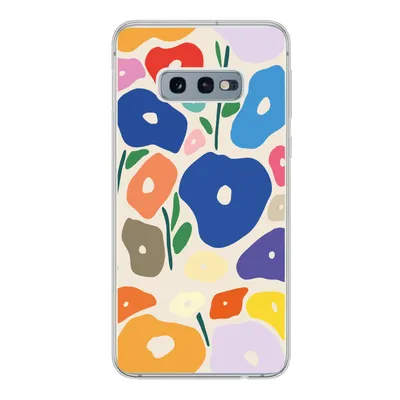 Produktbild von MuchoWow® Handyhülle Schutzhülle Hülle für Samsung Galaxy S10e Blume - Abstrakt - Blätter Silikon Softcase Handy Hülle - Handy