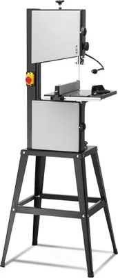 Zdjęcie produktu dla Piła taśmowa ze stojakiem - Elektryczna piła stołowa 245 mm - 370 W - 2 prędkości - precyzyjne cięcia do obróbki drewna