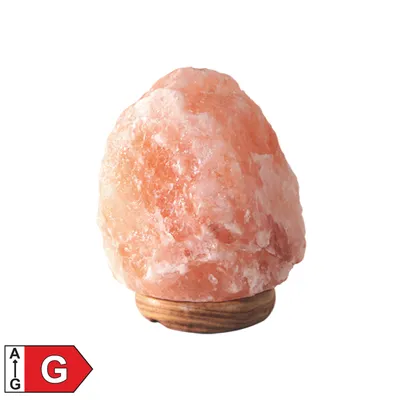 Imagen del producto de Lámpara de sal de 2-3 kg: Iluminación natural y decoración para su hogar