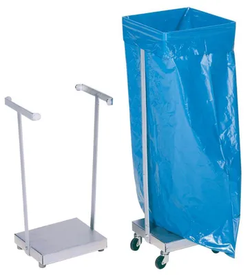 Produktbild von Müllsackständer - für 120 l Säcke - stationär - 940 x 330 x 370 mm (HxBxT) - Stahl