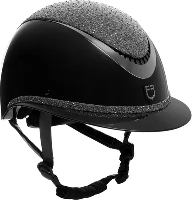 Produktbild von Equestro Luxury Reithelm mit Strass