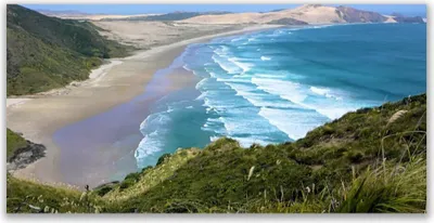 Produktbild von Tulup Leinwand-Bilder 140x70 Wandbild Canvas Kunstdruck Strand Meer Landschaft