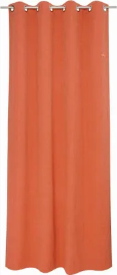 Imagen del producto de LOESCHEN Cortina con ojales Tom Tailor, modelo Dove Signature, color terra, tamaño 140x250 cm