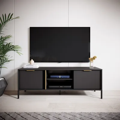 Produktbild von AX LIVING Catanian 153 – anthrazit Fernseher Schrank, 153,1 cm breit