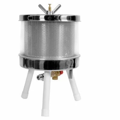 Produktbild von Saftpresse 6 Liter Wasserdurckpresse Hydropresse aus Edelstahl PROFI Minipresse