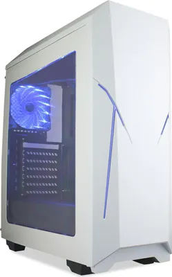 Produktbild von TALIUS Xentinel, Midi Tower, PC, Schwarz, Weiß, ATX, Acryl, Acrylnitril-Butadien-Styrol (ABS), Metall, Gaming