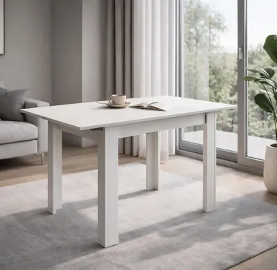 Produktbild von VCM VCM Esstisch ausziehbar, Holz Küchentisch 80-120 cm, kompakter Speisetisch für Küche & Essbereich, Tisch Pesoli