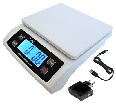 Digitale Postwaage 30 kg, 1 g Genauigkeit, USB-Ladegerät