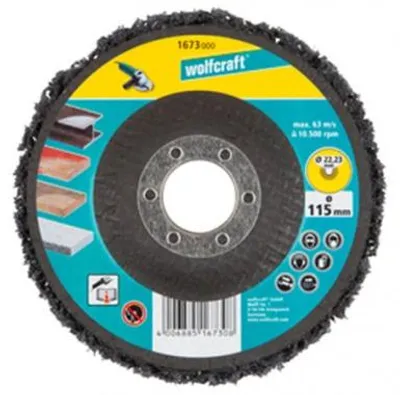 Produktbild von Wolfcraft Reinigungsschwamm für Winkelschleifer 125mm 1672000