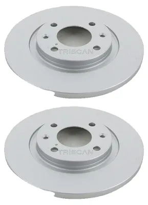 Image de 2x TRISCAN Disque de frein 8120 28110C avant pour CITROËN C2 bicorps (JM)