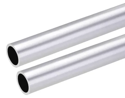 Aluminium Rundrohr 25x20 mm, 300 mm Länge, 2 Stück