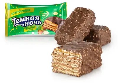 Produktbild von Schokokonfekt - Temnaja Notsch, mit Haselnusscremefüllung, Nevskij Konditer, 300 g