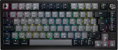 Produktbild von CORSAIR K65 Plus Wireless RGB Gaming-Tastatur, 75%, Schwarz