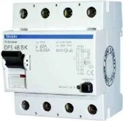 Produktbild von DOEPKE DOEP FI-Schutzsch. DFS4-063-4/0,3-A/S Sensitiv AC/DC,selektiv