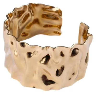 Produktbild von Massives offenes Armband Gleam Gold MCB250337G