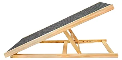 Immagine prodotto di Scala per cani, altezza regolabile, gradini antiscivolo, modello B 100 cm
