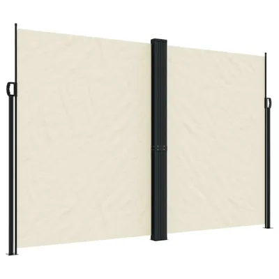 Obrázek produktu pro vidaXL Boční výsuvná markýza krémová 220x1000 cm